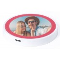 Cargador inalámbrico personalizado con foto a todo color