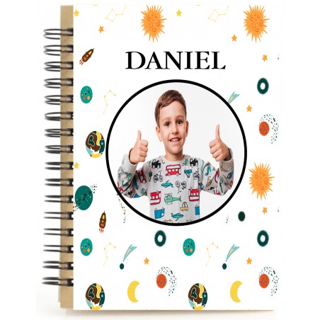 Libreta Universo Personalizada con Nombre y Foto a Todo...