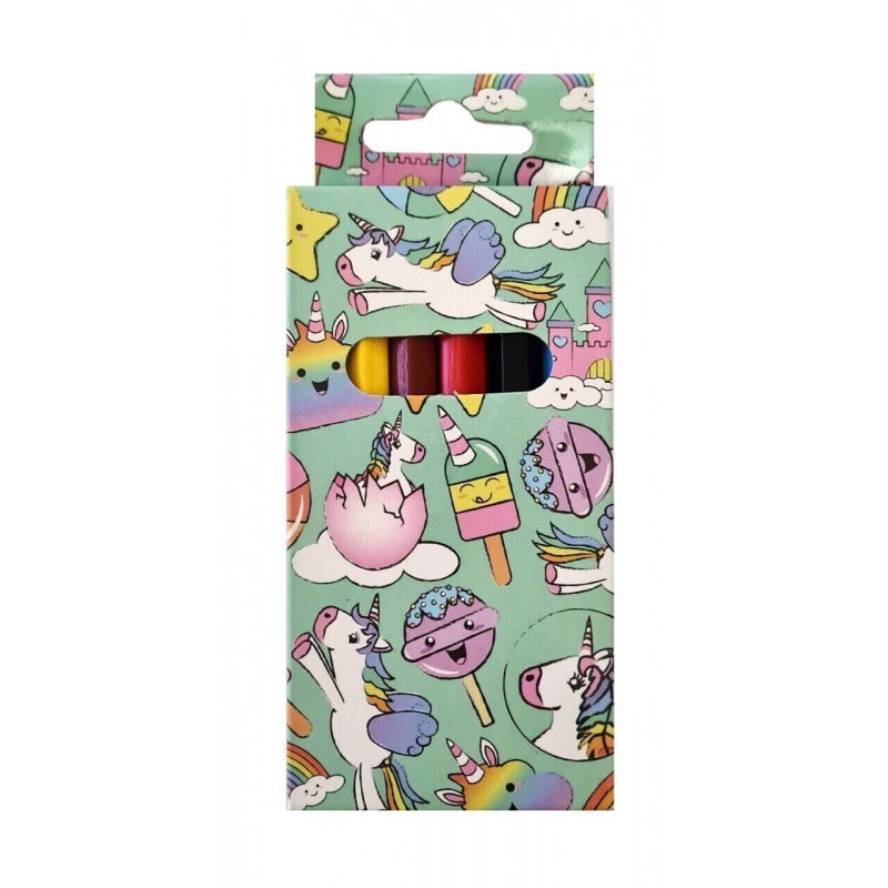 Caja De Lápices De Colores De Unicornio Caja De Lápices De Colores De Unicornio