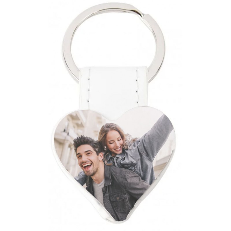 Llavero Corazón Personalizado con Foto a Todo Color Llavero Corazón Personalizado con Foto a Todo Color