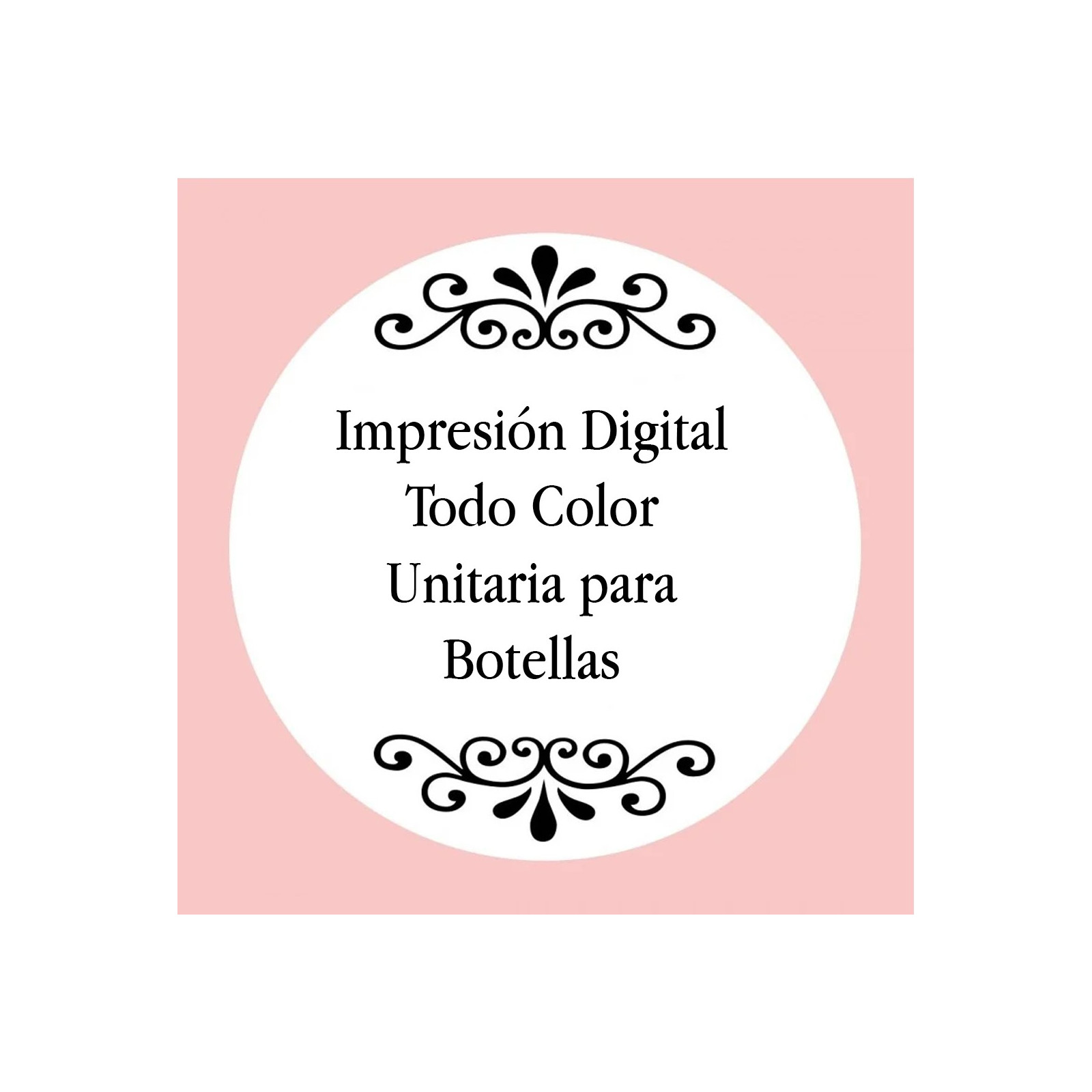 Impresión digital todo color unitaria para botellas personalizada