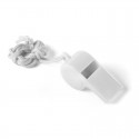 Silbato blanco grabado a láser con nombre personalizado