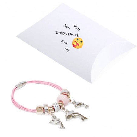 Pulsera en Caja de Regalo Personalizada con Nombre Eres...