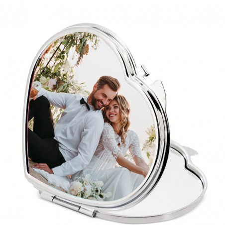 Espejo Personalizado con Foto a Todo Color para Invitados...