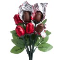 Ramo de rosas de chocolate 6 rosas incluidas