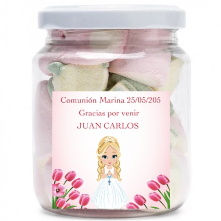 Tarro de Chuche Personalizado con Nombre de Invitado y...