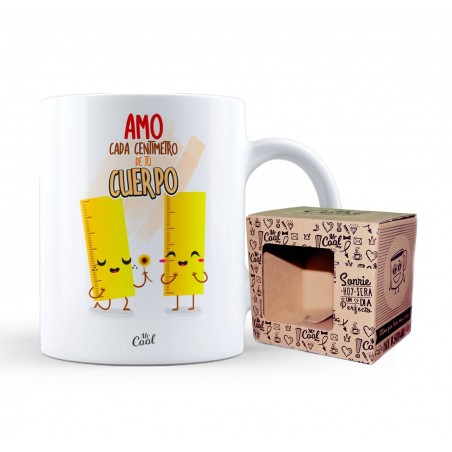 Taza Amo Cada Centímetro De Tu Cuerpo