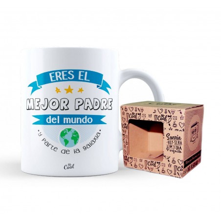 Taza Eres El Mejor Padre Del Mundo Y Parte De La Galaxia