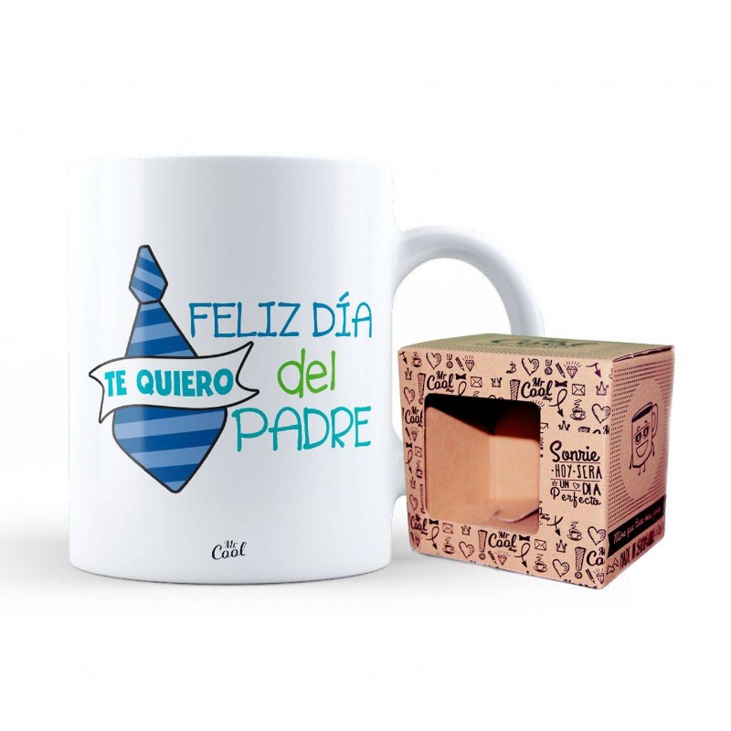 Taza Feliz Dia Del Padre, Te Quiero Taza Feliz Dia Del Padre, Te Quiero