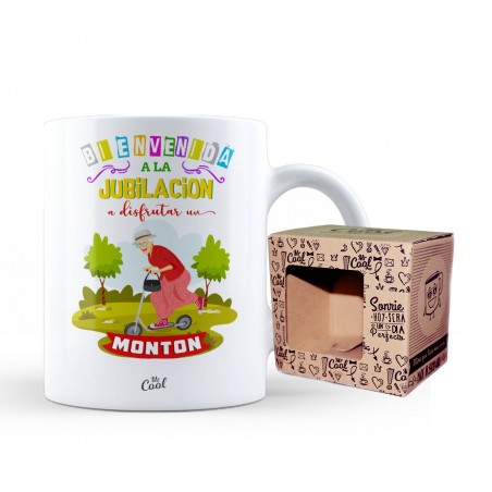 Taza Bienvenida A La Jubilación A Disfrutar Un Monton