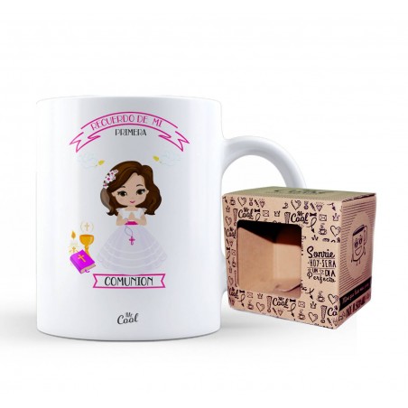 Taza Recuerdo De Mi Primera Comunion Niña V2