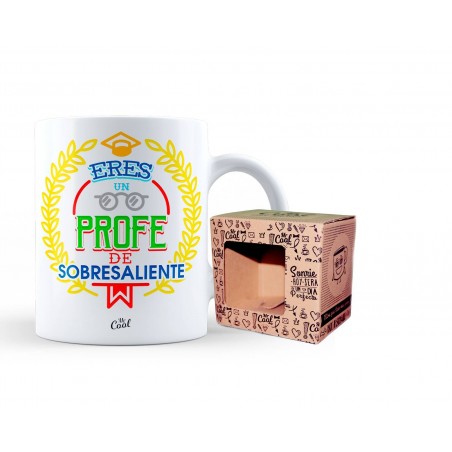 Taza Eres Un Profe De Sobresaliente Hombre V2