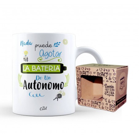 Taza nada puede agotar la bateria de un autonomo