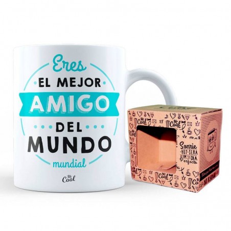 Taza eres el mejor amigo del mundo mundial