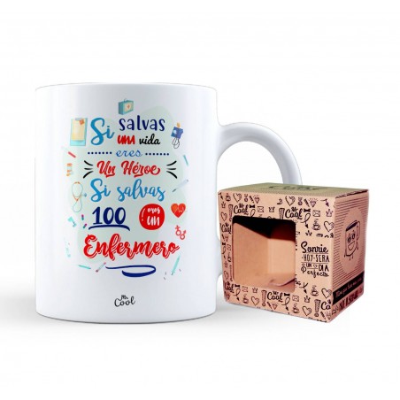 Taza Si Salvas Una Vida Eres Un Heroe Si Salvas 100 Eres...