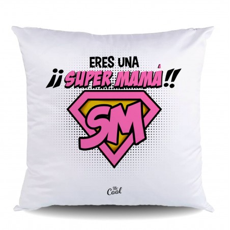 Cojin Poliester Eres Una Super Mamá