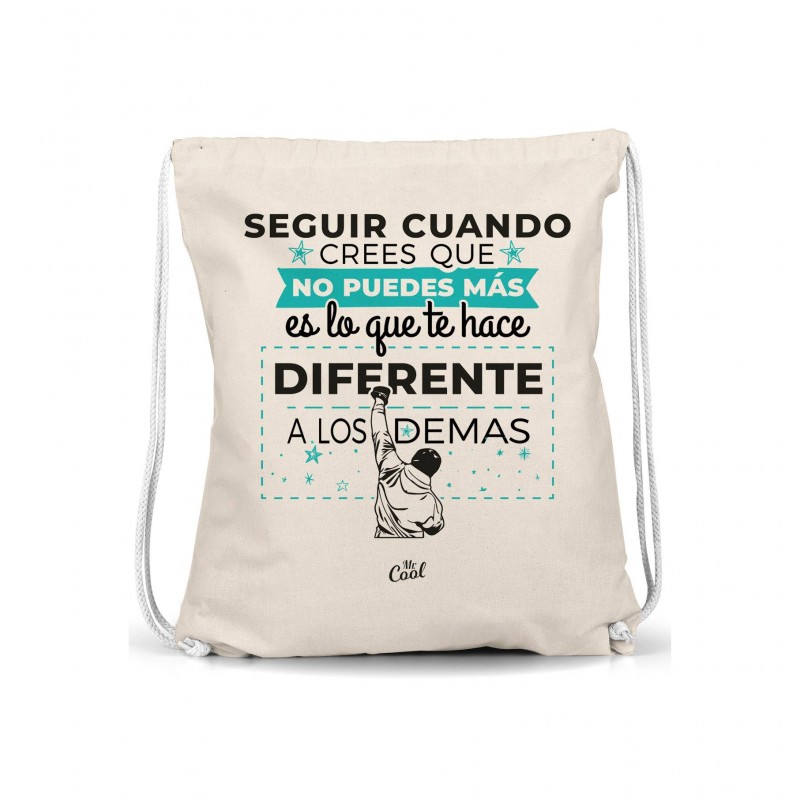Mochila Saco Seguir Cuando Crees Que No Puedes M s Es Lo Que Te