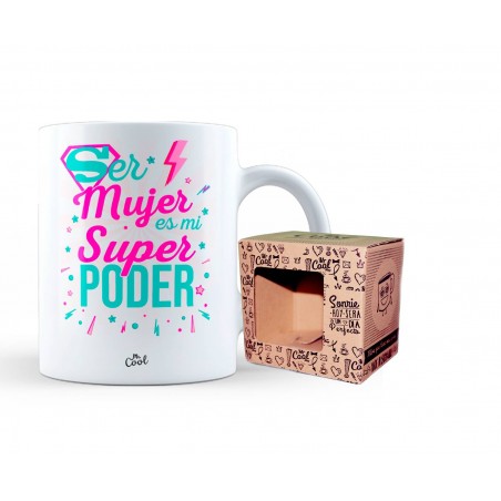 Taza Ser Mujer Es Mi Super Poder