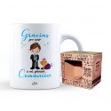 Taza gracias por venir a mi primera comunión niño