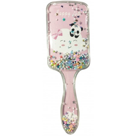 Detalles Kawaii Cepillo para niñas con confeti