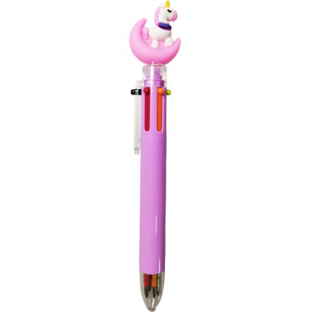 Bolígrafos graciosos para regalar con unicornio multi tinta de colores