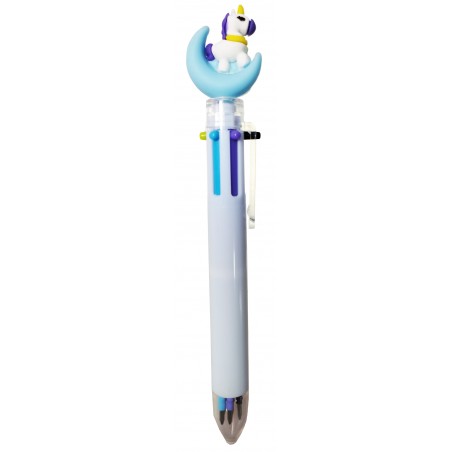 Bolígrafos graciosos para regalar con unicornio multi tinta de colores