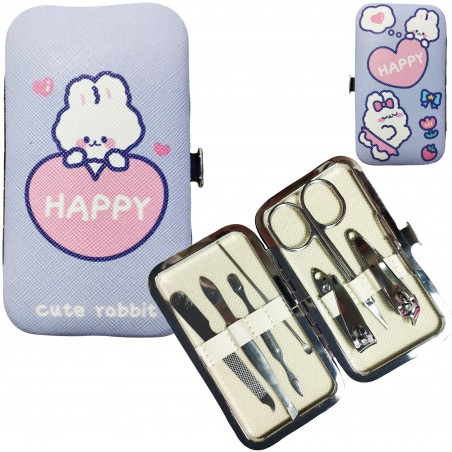 Set de manicura conejito kawaii