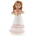Figura Tarta Niña Comunión Betty con Manos Corazón