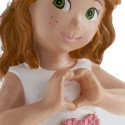 Figura tarta niña comunión betty con manos corazón