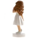 Figura de Tarta Comunión Niña Ana con Traje Corto