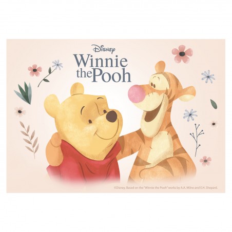 Oblea Rectangular para Tarta con Diseño Winnie the Pooh