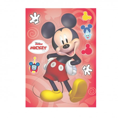 Silueta oblea para tarta con diseño mickey mouse