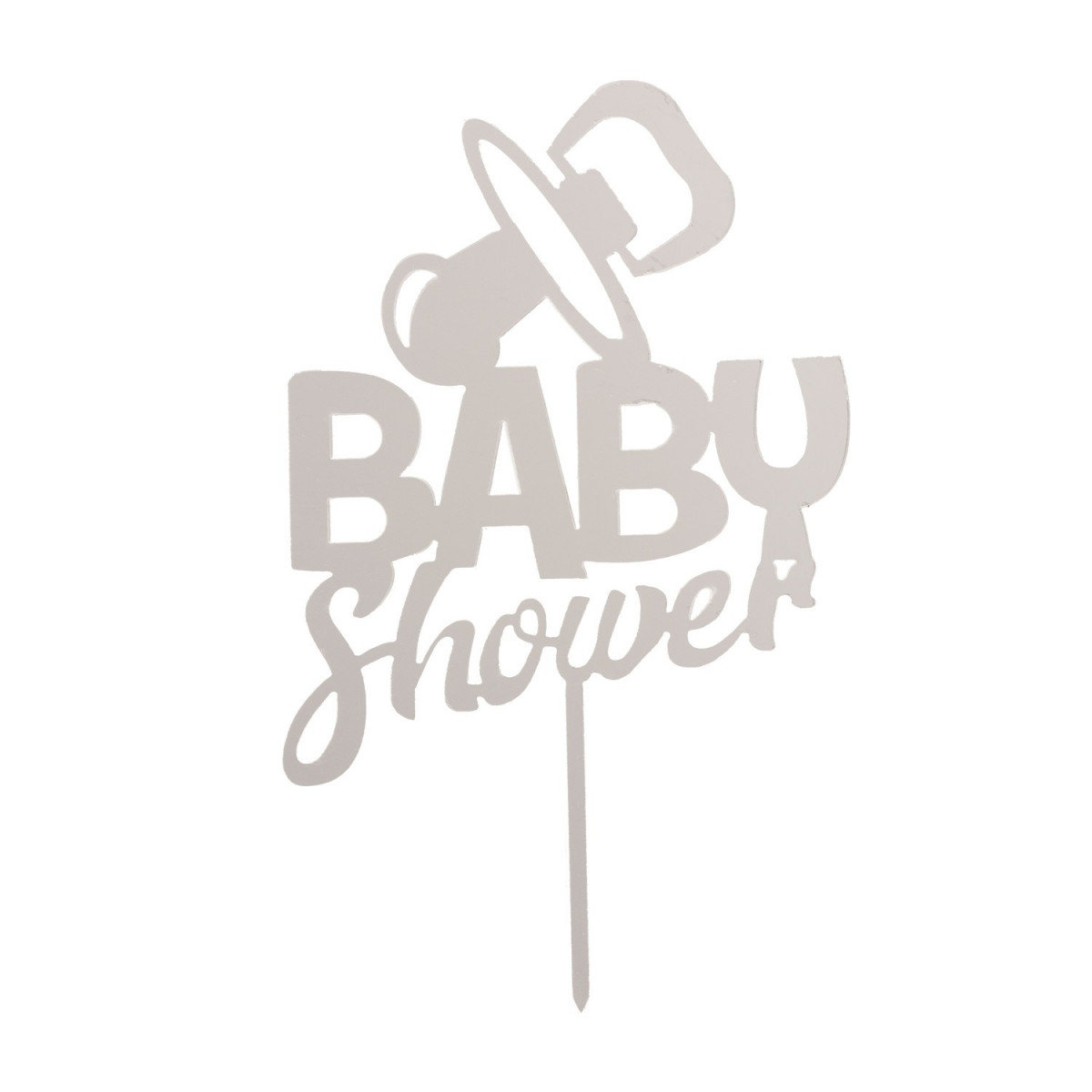 Decoración topper para tartas baby shower