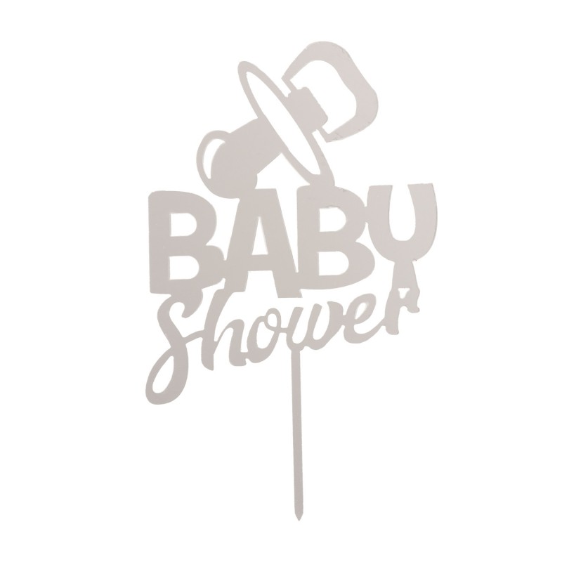 Decoración topper para tartas baby shower