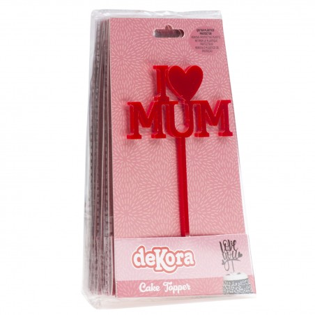 Topper para tarta del día de la madre