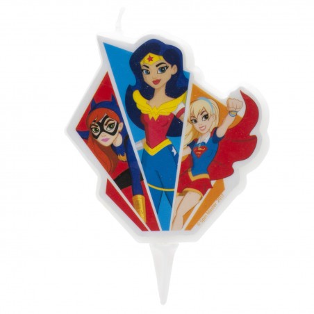 Vela de Cumpleaños Super Hero Girls