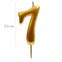 Vela para cumpleaños del número 7