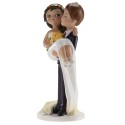 Figura de Tarta para Boda Novios Guiño
