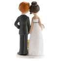 Figura de Tarta Boda Novios con Perrito