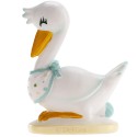 Figura para tarta cigüeña para bautizo o baby shower