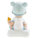 Figura para Tarta de Bautizo Bebé Niño con Biberón