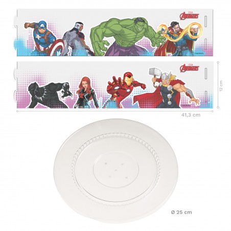 Cubre tartas de los vengadores