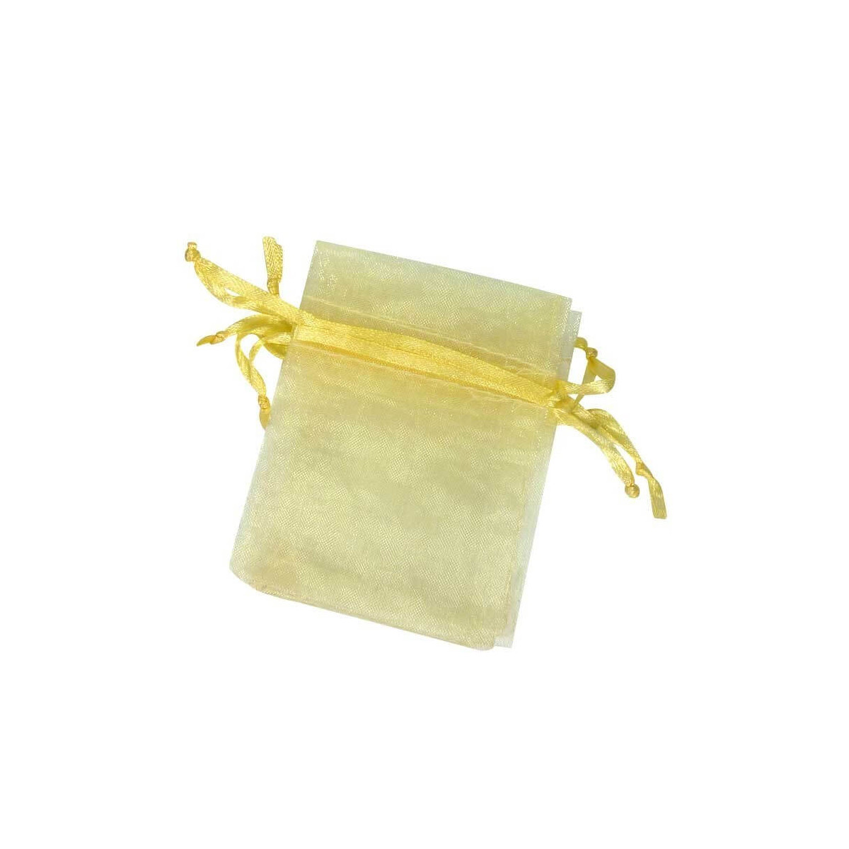 Bolsitas de organza champan 7 x 10