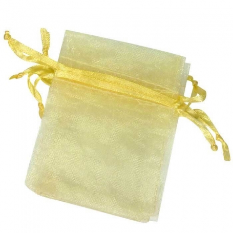 Bolsitas De Organza Champan 7 X 10
