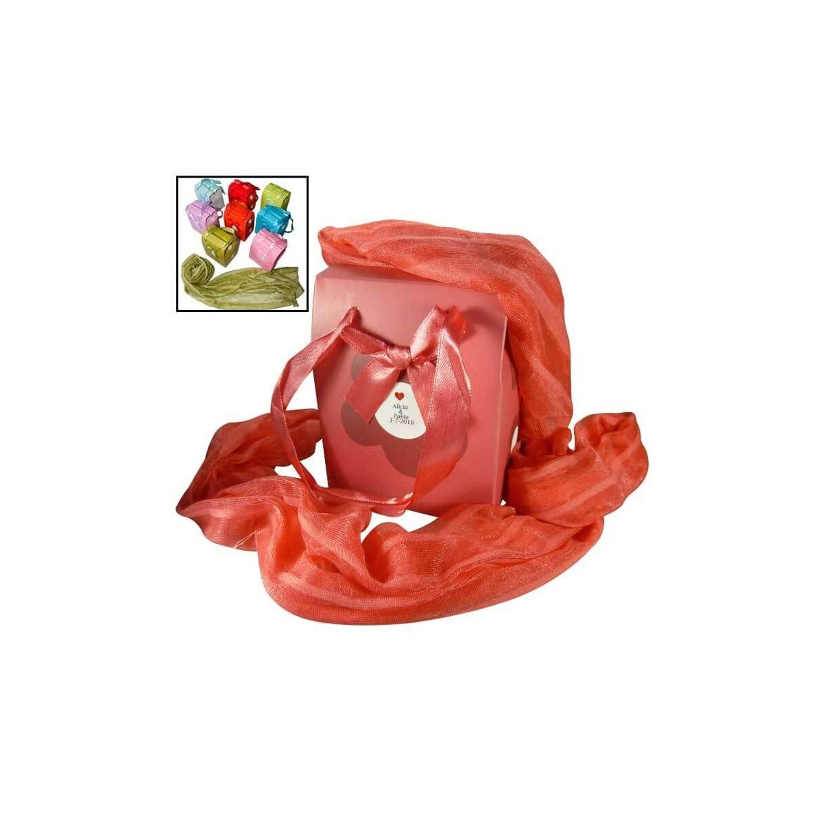 Pashminas con personalización para detalles de boda mujer