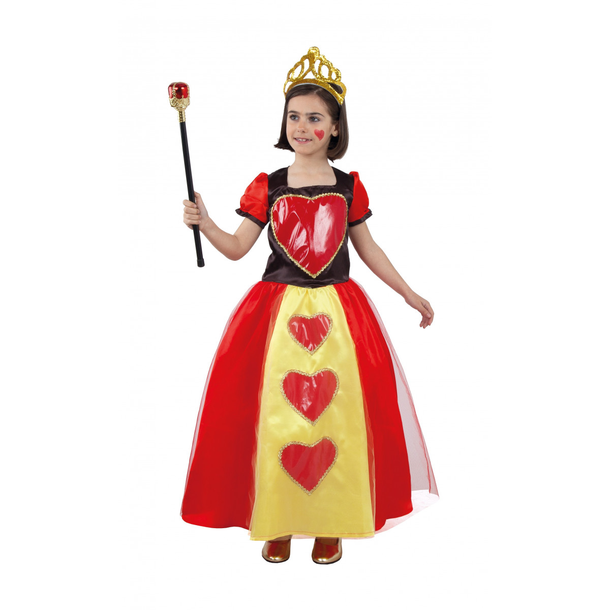 Disfraz Reina de corazones infantil