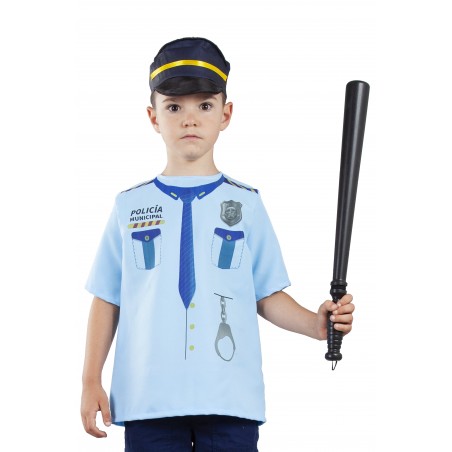 Camiseta y gorra policia