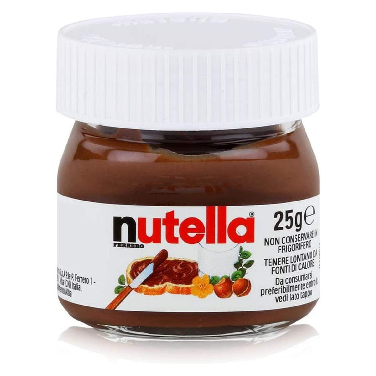Detalles Dulces Nutella pequeña de 25 gramos