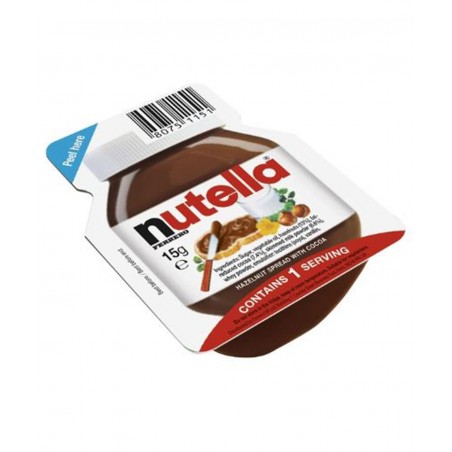 Nutella mini de 15 gramos para 1 servicio