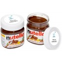 Nutella en Tarro de 25 Gramos Personalizada con Adhesivo de Bautizo Niño